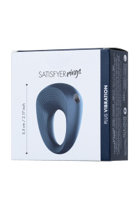 Эрекционное кольцо на пенис Satisfyer Rings, силикон, синий 5,5 см. Эрекционное кольцо на пенис Satisfyer Rings, силикон, синий 5,5 см.