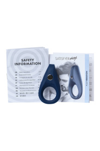 Эрекционное кольцо на пенис Satisfyer Rings, силикон, синий 7,5 см Эрекционное кольцо на пенис Satisfyer Rings, силикон, синий 7,5 см