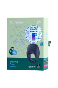 Эрекционное кольцо на пенис Satisfyer Strong, Силикон, Синий, 7 см Эрекционное кольцо на пенис Satisfyer Strong, Силикон, Синий, 7 см