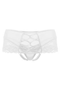 Эротические трусики с имитацией шнуровки Erolanta Cheryl, белый (46-48) Эротические трусики с имитацией шнуровки Erolanta Cheryl, белый (46-48)