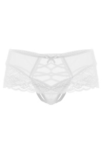 Эротические трусики с имитацией шнуровки Erolanta Cheryl, белый (50-52) Эротические трусики с имитацией шнуровки Erolanta Cheryl, белый (50-52)