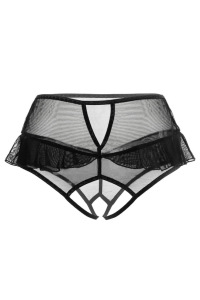 Эротические трусики с высокой посадкой Erolanta Lana, черный (50-52) Эротические трусики с высокой посадкой Erolanta Lana, черный (50-52)