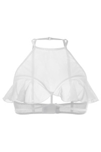 Эротический бралетт Erolanta Karen с открытой грудью, белый (42-44) Эротический бралетт Erolanta Karen с открытой грудью, белый (42-44)