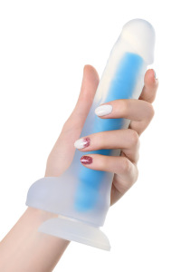 Фаллоимитатор, светящийся в темноте, Beyond by Toyfa, Steve Glow, силикон, прозрачно-синий, 20 см Фаллоимитатор, светящийся в темноте, Beyond by Toyfa, Steve Glow, силикон, прозрачно-синий, 20 см