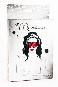 Кружевная маска TOYFA Marcus, красный Кружевная маска TOYFA Marcus, красный