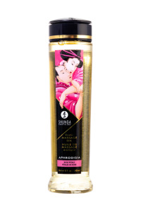 Масло для массажа Shunga Aphrodisia, натуральное, возбуждающее, с ароматом розы, 250 мл Масло для массажа Shunga Aphrodisia, натуральное, возбуждающее, с ароматом розы, 250 мл