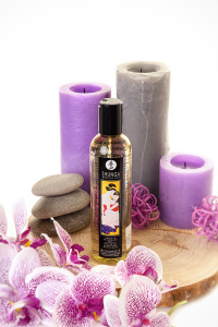 Масло для массажа Shunga Romance, натуральное, возбуждающее, с ароматом клубники и шампанского, 250 Масло для массажа Shunga Romance, натуральное, возбуждающее, с ароматом клубники и шампанского, 250