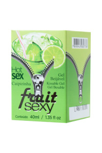 Массажное масло для поцелуев INTT FRUIT SEXY Caipirinha с разогревающим эффектом и ароматом лайма, 4 Массажное масло для поцелуев INTT FRUIT SEXY Caipirinha с разогревающим эффектом и ароматом лайма, 4