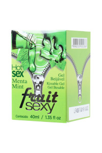 Массажное масло для поцелуев INTT FRUIT SEXY Mint с разогревающим эффектом и ароматом мяты, 40 мл Массажное масло для поцелуев INTT FRUIT SEXY Mint с разогревающим эффектом и ароматом мяты, 40 мл