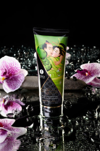Массажный крем Shunga Pear and Exotic Green Tea, съедобный, со вкусом груши и зеленого чая, 200 мл Массажный крем Shunga Pear and Exotic Green Tea, съедобный, со вкусом груши и зеленого чая, 200 мл