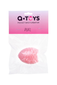 Мастурбатор A-Toys Pufl, розовый, ТРЕ, 6 см Ø 2,7 см Мастурбатор A-Toys Pufl, розовый, ТРЕ, 6 см Ø 2,7 см