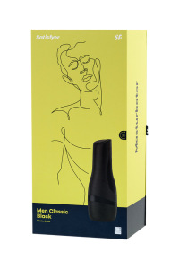 Мастурбатор нереалистичный Satisfyer Men Classic, TPE, Черный, 25,4 см Мастурбатор нереалистичный Satisfyer Men Classic, TPE, Черный, 25,4 см