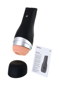 Мастурбатор нереалистичный Satisfyer Men Classic, TPE, Черный, 25,4 см Мастурбатор нереалистичный Satisfyer Men Classic, TPE, Черный, 25,4 см