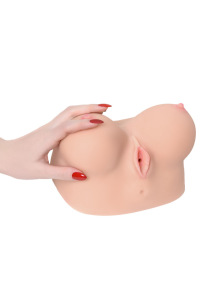 Мастурбатор реалистичный с вибрацией и ротацией KOKOS Juliana Breast, TPR, телесный, 20 см Мастурбатор реалистичный с вибрацией и ротацией KOKOS Juliana Breast, TPR, телесный, 20 см