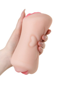 Мастурбатор реалистичный TOYFA Juicy Pussy Pretty Mouth, рот и вагина, SoftSkin, телесный,17 см Мастурбатор реалистичный TOYFA Juicy Pussy Pretty Mouth, рот и вагина, SoftSkin, телесный,17 см