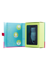 Менструальная чаша Satisfyer Feel Confident, 2 шт в наборе, Силикон, Зеленый Менструальная чаша Satisfyer Feel Confident, 2 шт в наборе, Силикон, Зеленый