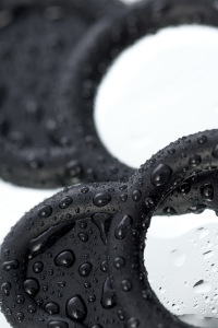 Набор эрекционных колец Sexus Men ELEPHANT RINGS, силикон, чёрный Набор эрекционных колец Sexus Men ELEPHANT RINGS, силикон, чёрный