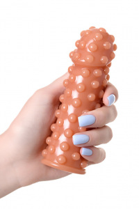 Насадка KOKOS с дополнительной стимуляцией, реалистичная,TPE, телесный, 12.7 см Насадка KOKOS с дополнительной стимуляцией, реалистичная,TPE, телесный, 12.7 см