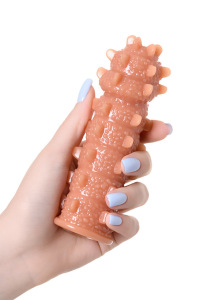 Насадка KOKOS с дополнительной стимуляцией, реалистичная,TPE, телесный, 12.7 см Насадка KOKOS с дополнительной стимуляцией, реалистичная,TPE, телесный, 12.7 см