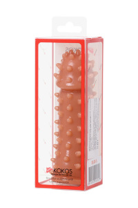 Насадка KOKOS с дополнительной стимуляцией, реалистичная,TPE, телесный, 12.7 см Насадка KOKOS с дополнительной стимуляцией, реалистичная,TPE, телесный, 12.7 см