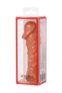 Насадка KOKOS с дополнительной стимуляцией, реалистичная,TPE, телесный, 12.7 см Насадка KOKOS с дополнительной стимуляцией, реалистичная,TPE, телесный, 12.7 см