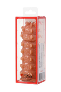 Насадка KOKOS с дополнительной стимуляцией, реалистичная,TPE, телесный, 12.7 см Насадка KOKOS с дополнительной стимуляцией, реалистичная,TPE, телесный, 12.7 см