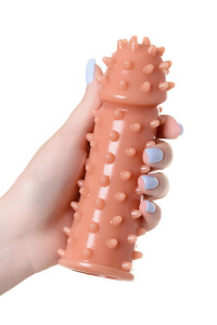 Насадка KOKOS с дополнительной стимуляцией, реалистичная,TPE, телесный, 14.7 см Насадка KOKOS с дополнительной стимуляцией, реалистичная,TPE, телесный, 14.7 см