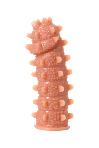 Насадка KOKOS с дополнительной стимуляцией, реалистичная,TPE, телесный, 14.7 см Насадка KOKOS с дополнительной стимуляцией, реалистичная,TPE, телесный, 14.7 см