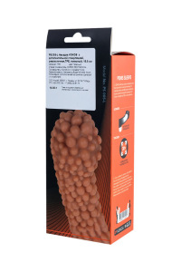 Насадка KOKOS с дополнительной стимуляцией, реалистичная,TPE, телесный, 16.5 см Насадка KOKOS с дополнительной стимуляцией, реалистичная,TPE, телесный, 16.5 см