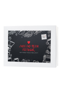 Подарочный бокс Штучки-Дрючки «Люблю тебя больше, чем первую чашку кофе утром» Подарочный бокс Штучки-Дрючки «Люблю тебя больше, чем первую чашку кофе утром»