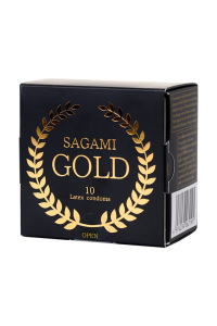 Презервативы латексные Sagami Gold №10, 18 см Презервативы латексные Sagami Gold №10, 18 см