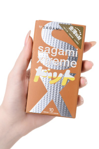 Презервативы латексные Sagami Xtreme Feel Up №10, 19 см Презервативы латексные Sagami Xtreme Feel Up №10, 19 см