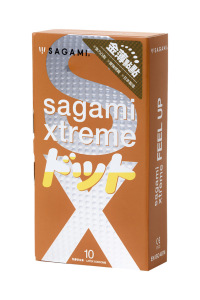 Презервативы латексные Sagami Xtreme Feel Up №10, 19 см Презервативы латексные Sagami Xtreme Feel Up №10, 19 см