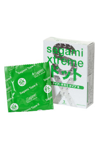 Презервативы латексные Sagami Xtreme Type-E №3 Презервативы латексные Sagami Xtreme Type-E №3