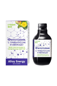Растительный сироп «Фитотоник Стевия Man твоя сексуальная и физическая энергия с трибулусом и авокад Растительный сироп «Фитотоник Стевия Man твоя сексуальная и физическая энергия с трибулусом и авокад