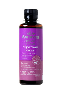 Сироп красного и маральего корня «Мужская сила» для мужчин, 200 мл Сироп красного и маральего корня «Мужская сила» для мужчин, 200 мл