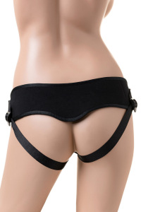 Страпон LoveToy с поясом Harness, с 2 насадками, реалистичный, neoskin, 18 см Страпон LoveToy с поясом Harness, с 2 насадками, реалистичный, neoskin, 18 см