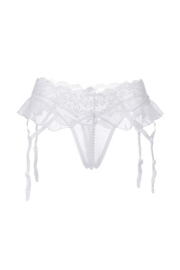 Трусики-пояс с жемчужной нитью Erolanta Adeline, белый (46-48) Трусики-пояс с жемчужной нитью Erolanta Adeline, белый (46-48)