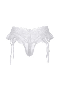 Трусики-пояс с жемчужной нитью Erolanta Adeline, белый (46-48) Трусики-пояс с жемчужной нитью Erolanta Adeline, белый (46-48)