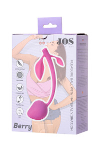 Вагинальные шарики JOS BERRY, силикон, розовый, Ø 3,3 см Вагинальные шарики JOS BERRY, силикон, розовый, Ø 3,3 см