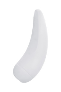 Вакуум-волновой бесконтактный стимулятор клитора Satisfyer Curvy 2+, Силикон, Белый, 14,3 см Вакуум-волновой бесконтактный стимулятор клитора Satisfyer Curvy 2+, Силикон, Белый, 14,3 см