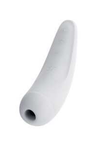 Вакуум-волновой бесконтактный стимулятор клитора Satisfyer Curvy 2+, Силикон, Белый, 14,3 см Вакуум-волновой бесконтактный стимулятор клитора Satisfyer Curvy 2+, Силикон, Белый, 14,3 см