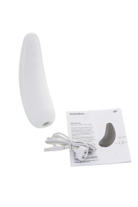 Вакуум-волновой бесконтактный стимулятор клитора Satisfyer Curvy 2+, Силикон, Белый, 14,3 см Вакуум-волновой бесконтактный стимулятор клитора Satisfyer Curvy 2+, Силикон, Белый, 14,3 см