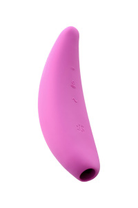 Вакуум-волновой бесконтактный стимулятор клитора Satisfyer Curvy 3+, Силикон, Розовый, 14,5 см Вакуум-волновой бесконтактный стимулятор клитора Satisfyer Curvy 3+, Силикон, Розовый, 14,5 см