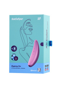 Вакуум-волновой бесконтактный стимулятор клитора Satisfyer Curvy 3+, Силикон, Розовый, 14,5 см Вакуум-волновой бесконтактный стимулятор клитора Satisfyer Curvy 3+, Силикон, Розовый, 14,5 см