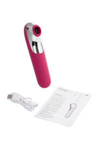 Вакуум-волновой бесконтактный стимулятор клитора Satisfyer Dual Love, Силикон, Красный, 16 см Вакуум-волновой бесконтактный стимулятор клитора Satisfyer Dual Love, Силикон, Красный, 16 см