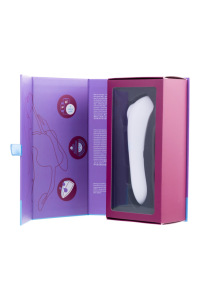 Вакуум-волновой бесконтактный стимулятор клитора Satisfyer Dual Pleasure, Силикон, Белый, 17,9 см Вакуум-волновой бесконтактный стимулятор клитора Satisfyer Dual Pleasure, Силикон, Белый, 17,9 см