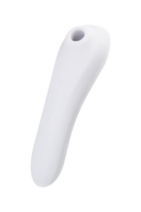 Вакуум-волновой бесконтактный стимулятор клитора Satisfyer Dual Pleasure, Силикон, Белый, 17,9 см Вакуум-волновой бесконтактный стимулятор клитора Satisfyer Dual Pleasure, Силикон, Белый, 17,9 см