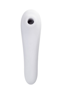 Вакуум-волновой бесконтактный стимулятор клитора Satisfyer Dual Pleasure, Силикон, Белый, 17,9 см Вакуум-волновой бесконтактный стимулятор клитора Satisfyer Dual Pleasure, Силикон, Белый, 17,9 см