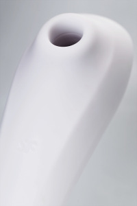 Вакуум-волновой бесконтактный стимулятор клитора Satisfyer Dual Pleasure, Силикон, Белый, 17,9 см Вакуум-волновой бесконтактный стимулятор клитора Satisfyer Dual Pleasure, Силикон, Белый, 17,9 см